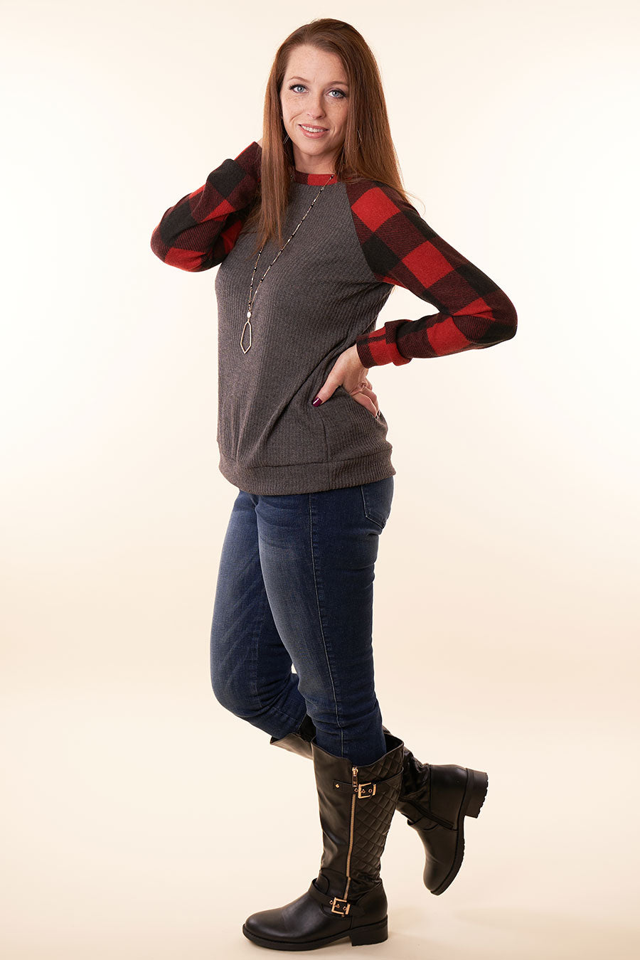 Better Believe It Long Sleeve Top Front