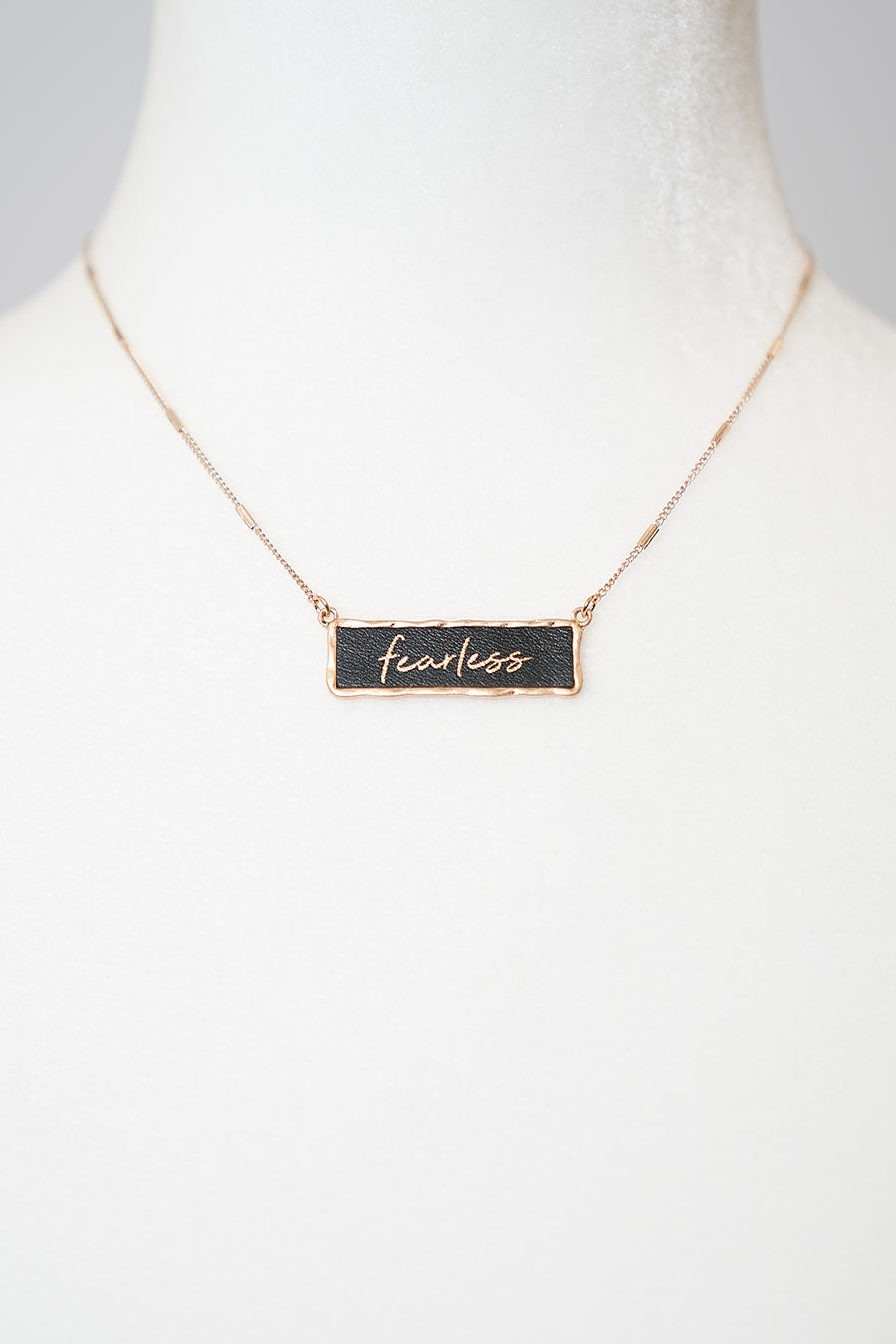 Fearless Necklace Wearing