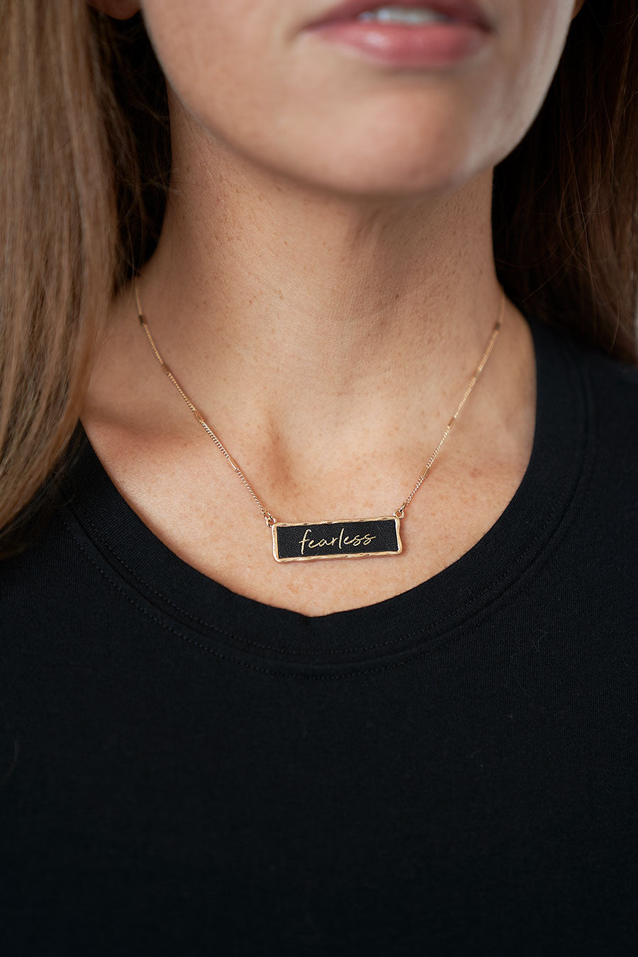 Fearless Necklace Wearing