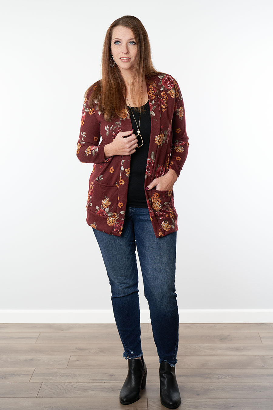 Watch Me Bloom Cardigan Front