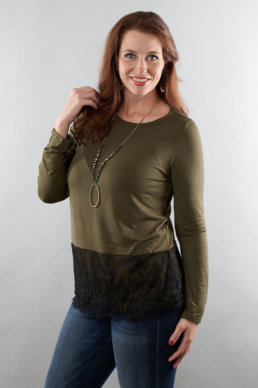 Anything Goes Long Sleeve Top Front