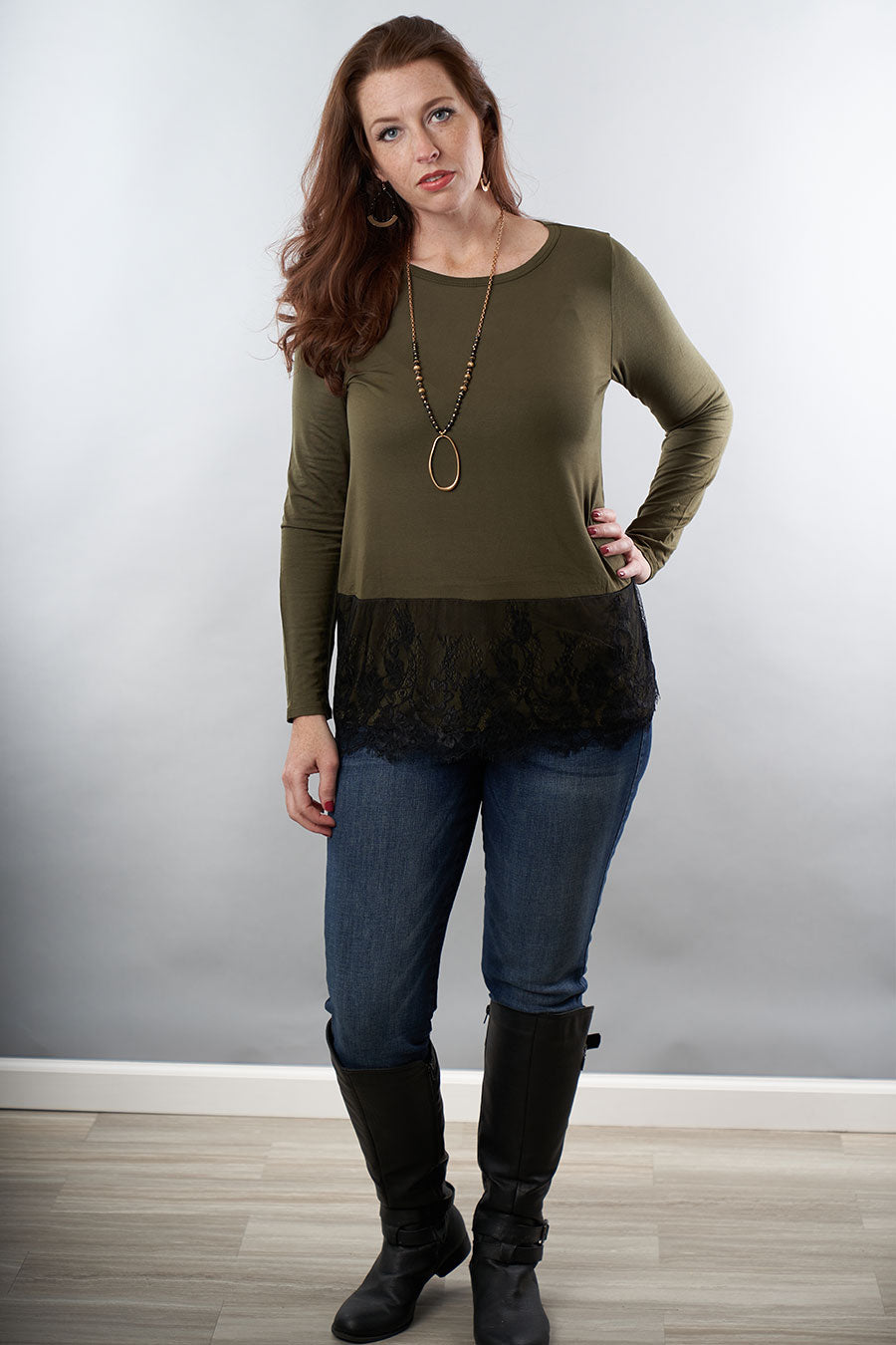 Anything Goes Long Sleeve Top Front