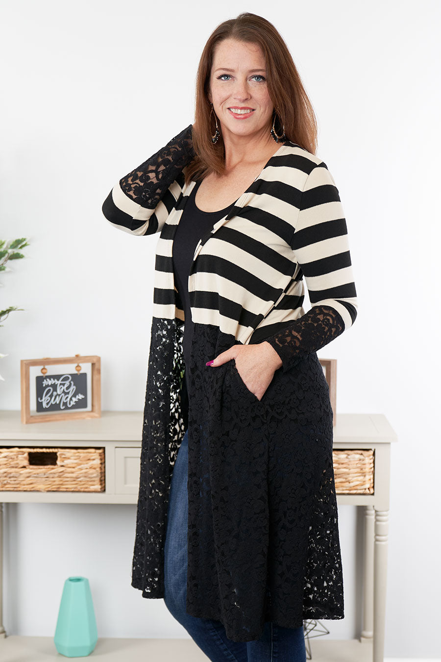 At First Sight Cardigan Front