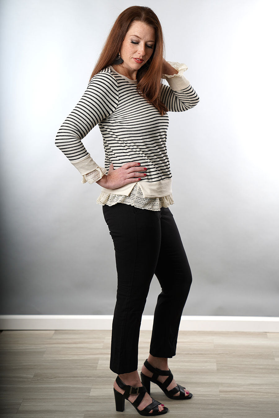 Black Comfort Dress Pants Example