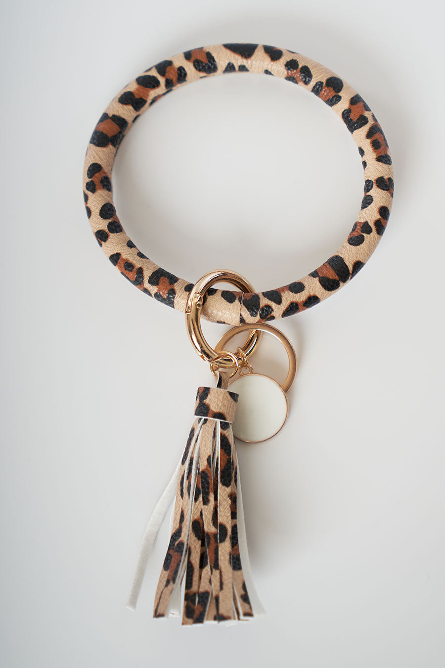 Carry Me In Style Tassel Keyring Leopard