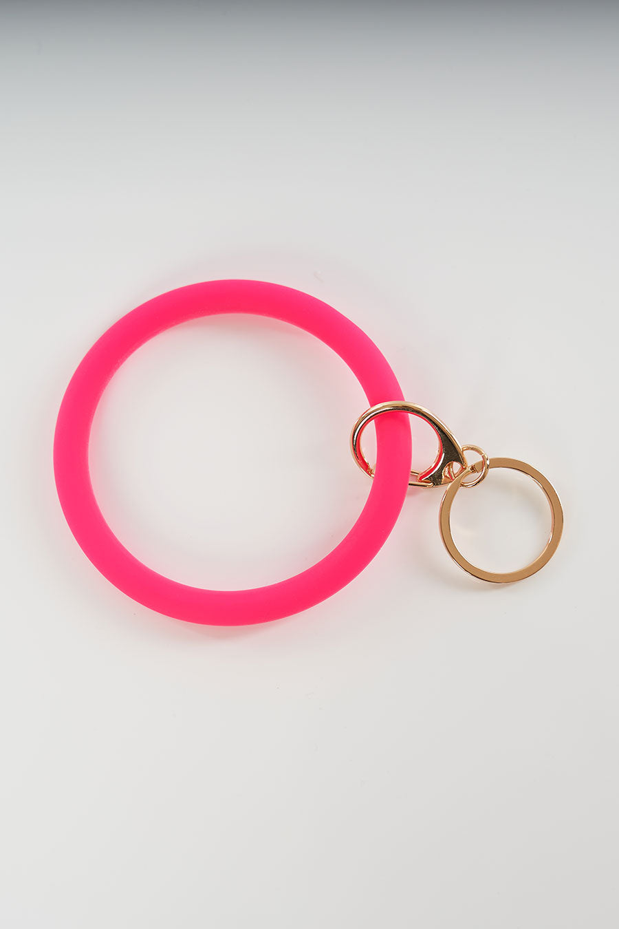 Carry You With Me Keyring Fuchsia Front