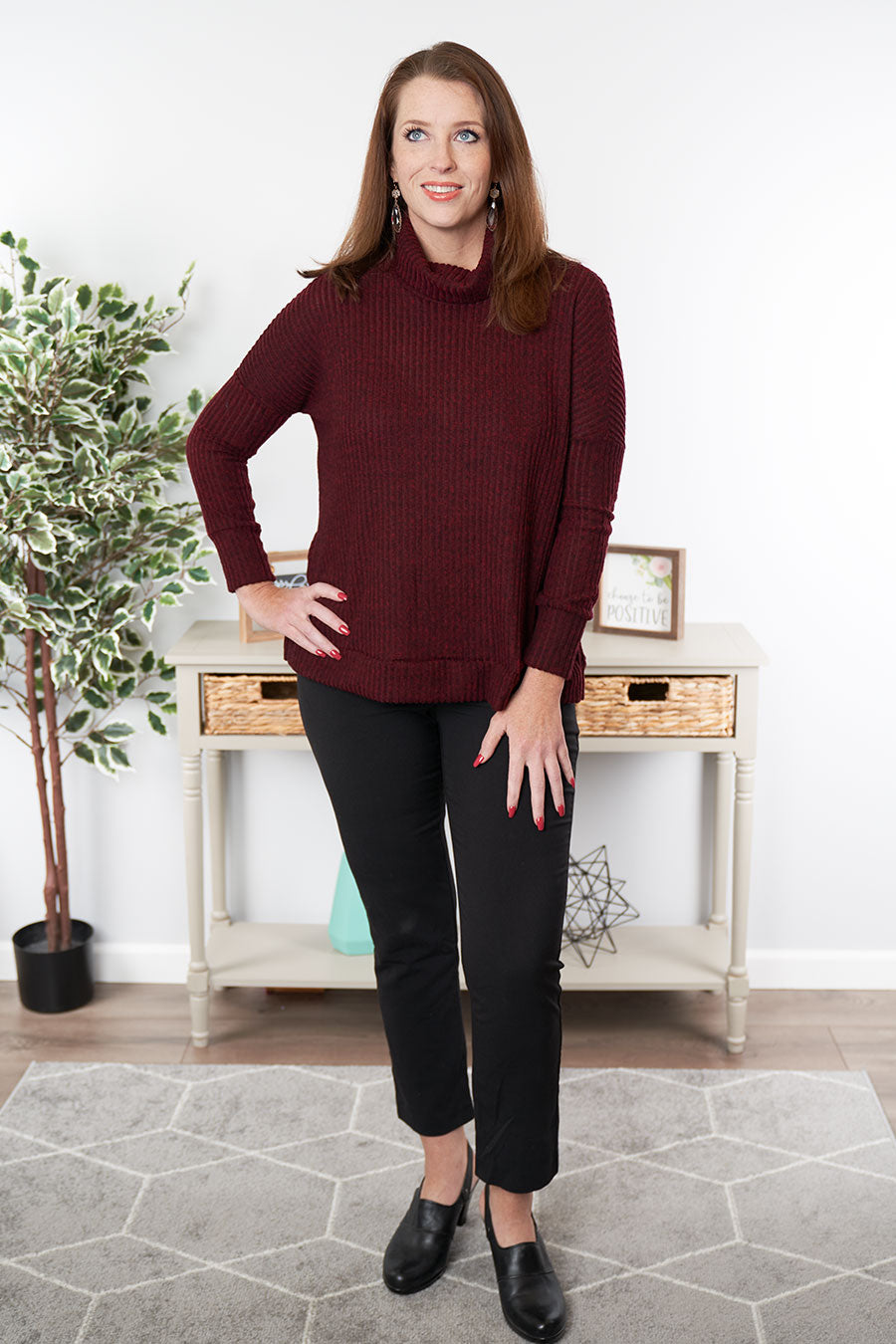 Caught By Surprise Long Sleeve Top Front