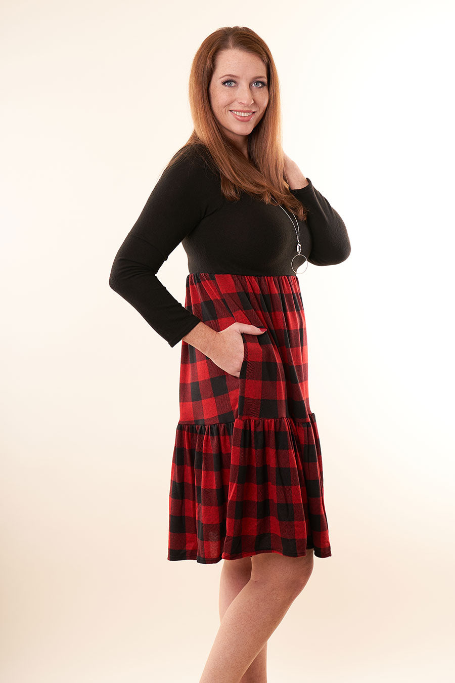 red buffalo check dress Buffalo Check Dress