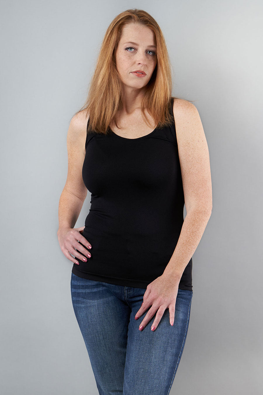 Closet Favorite Layering Tank Black Front