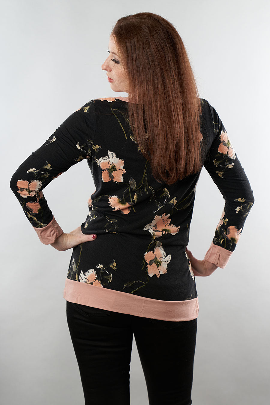 Don&#39;t Hold Back Long Sleeve Floral Top Back