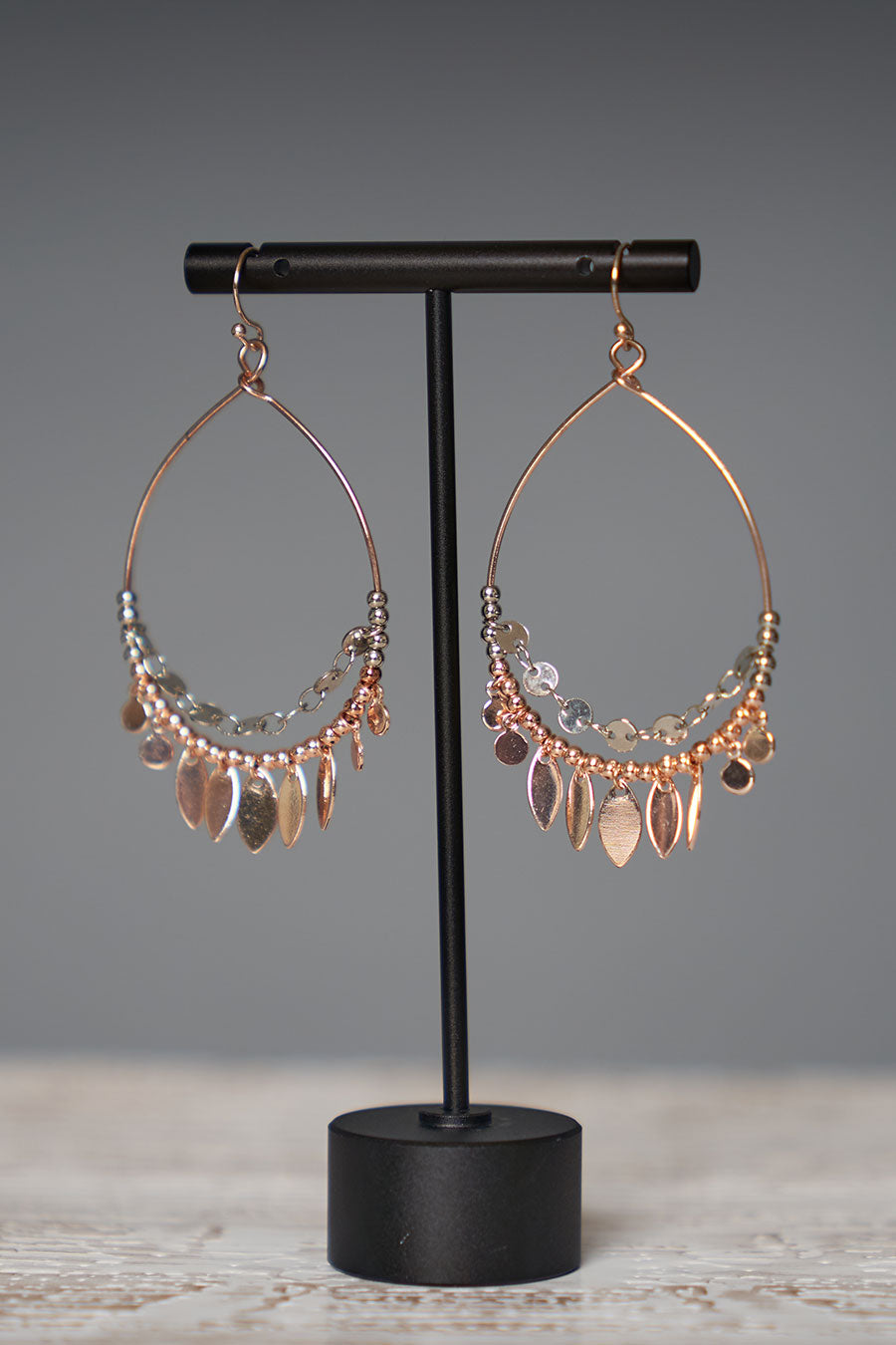 Dream A Little Rose Gold Earrings Profile