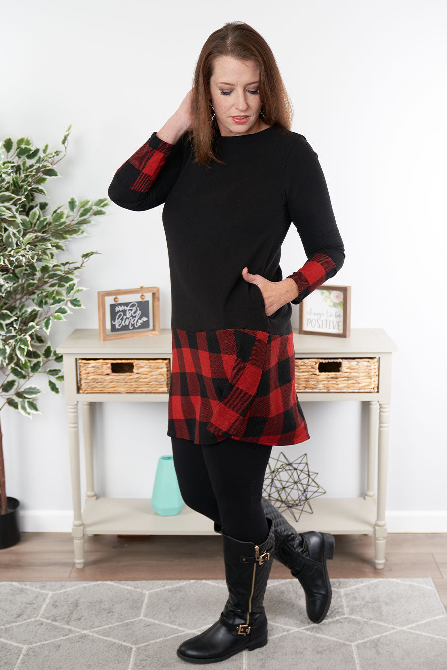 Excited For This Long Sleeve Tunic Front