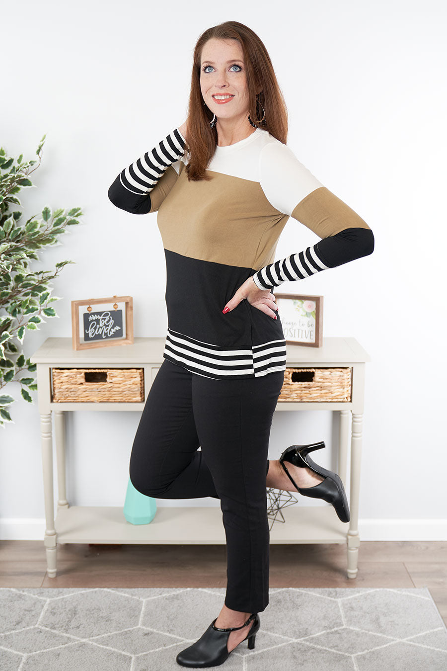 Feeling Fine Long Sleeve Top Front