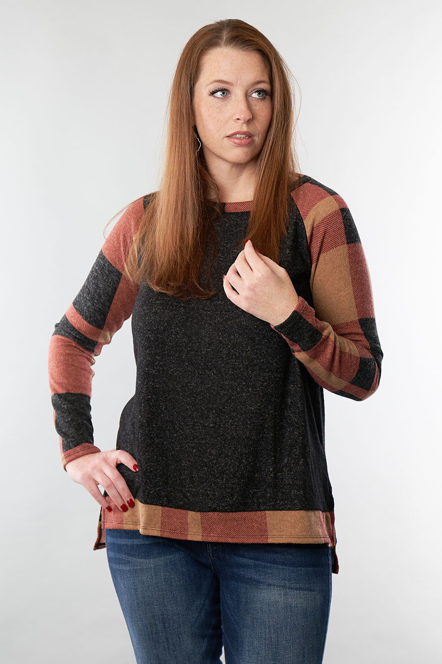 It All Works Out Long Sleeve Top Front