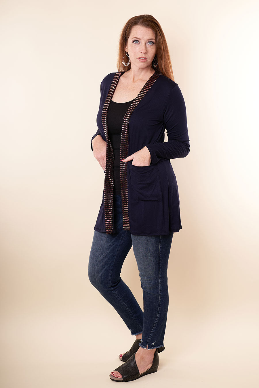 Let's Talk Cardigan Front