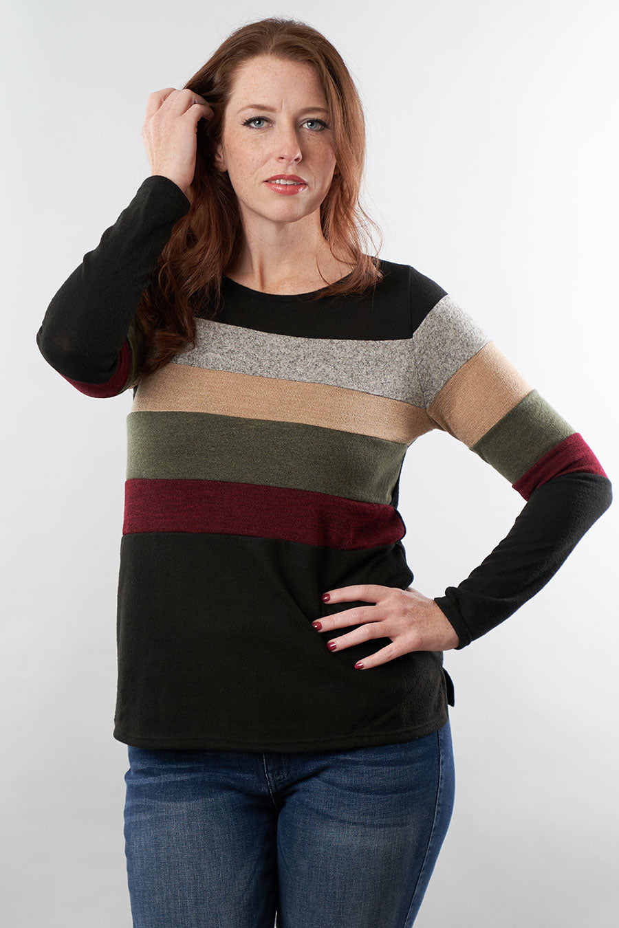 Living The Best Life Long Sleeve Top Front