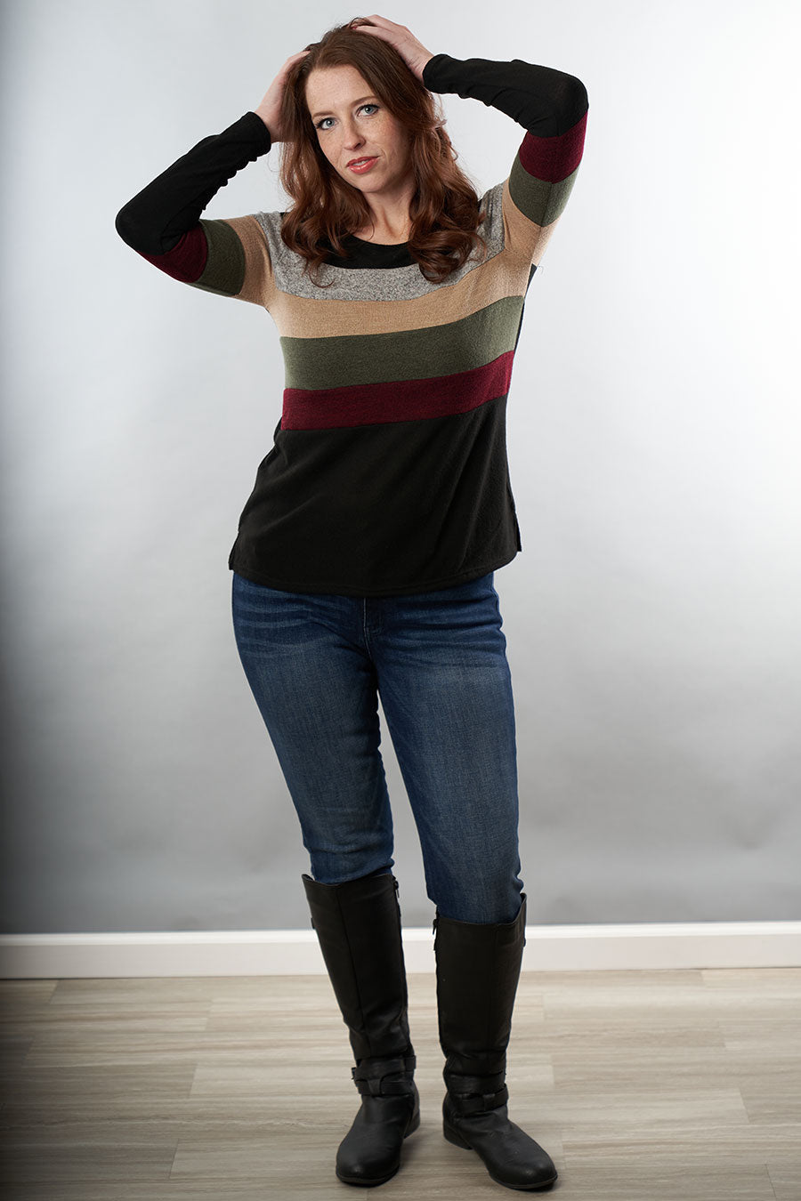 Living The Best Life Long Sleeve Top Front