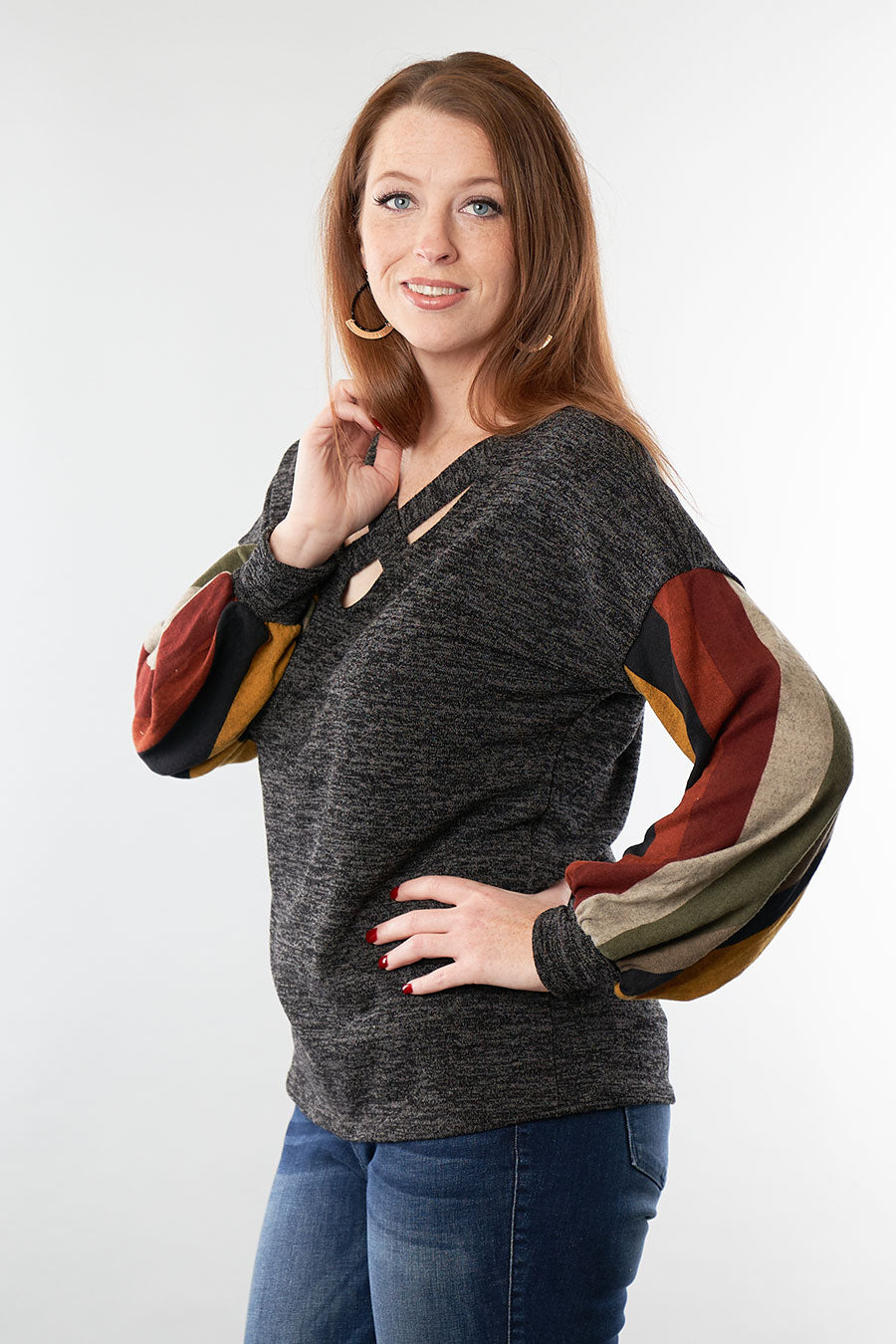 Rise Above Long Sleeve Top Side