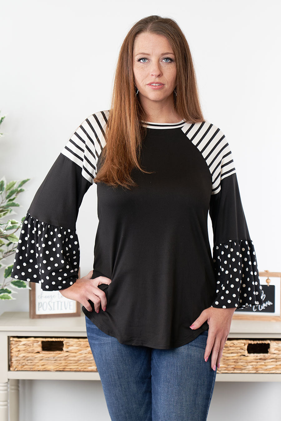 See You Smile Long Sleeve Top Front