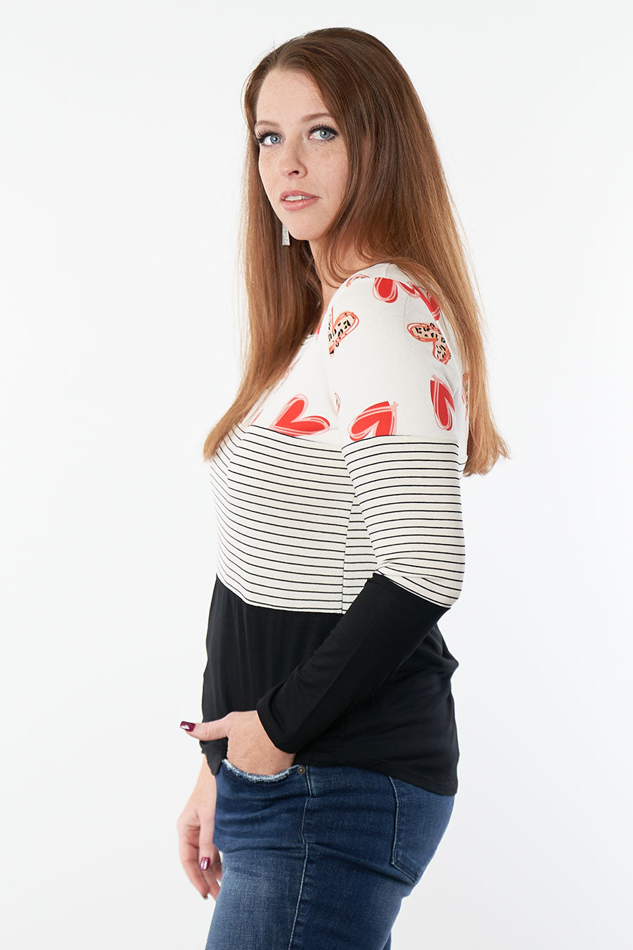 So Much To Love Long Sleeve Top Side