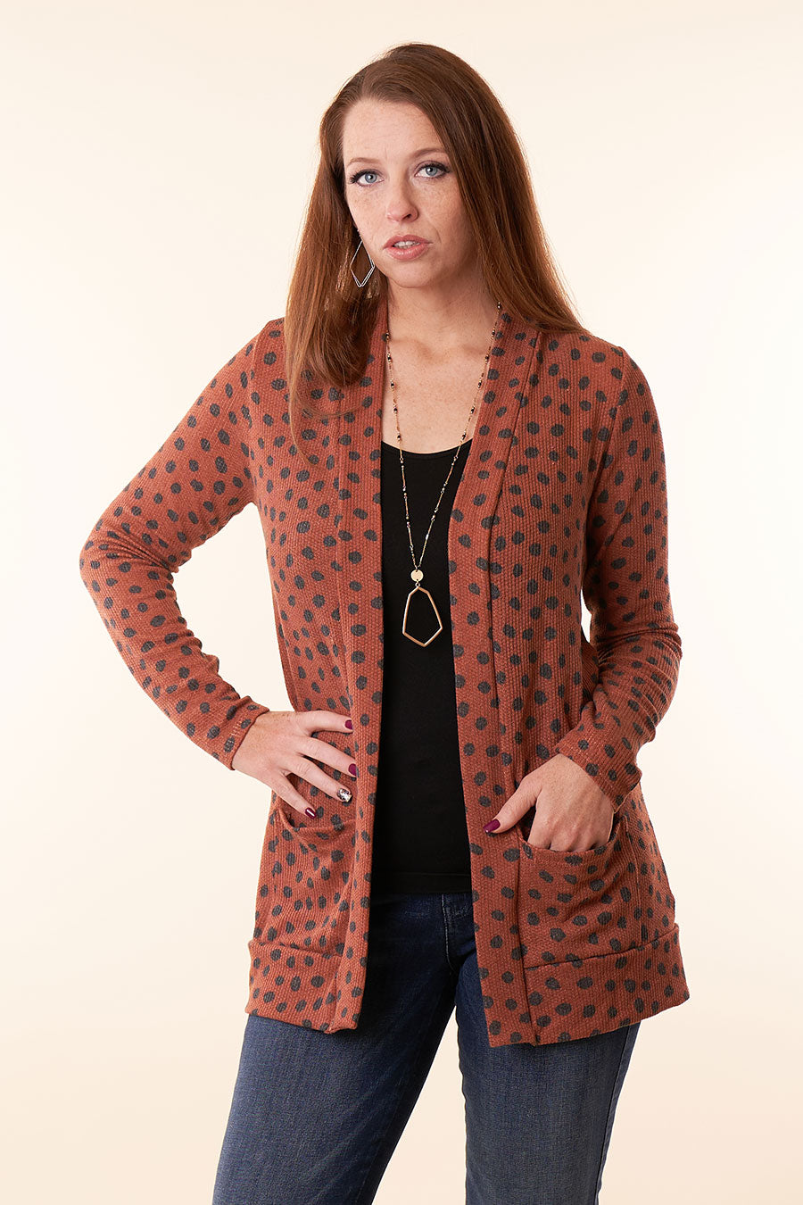 Talk About It Cardigan Front