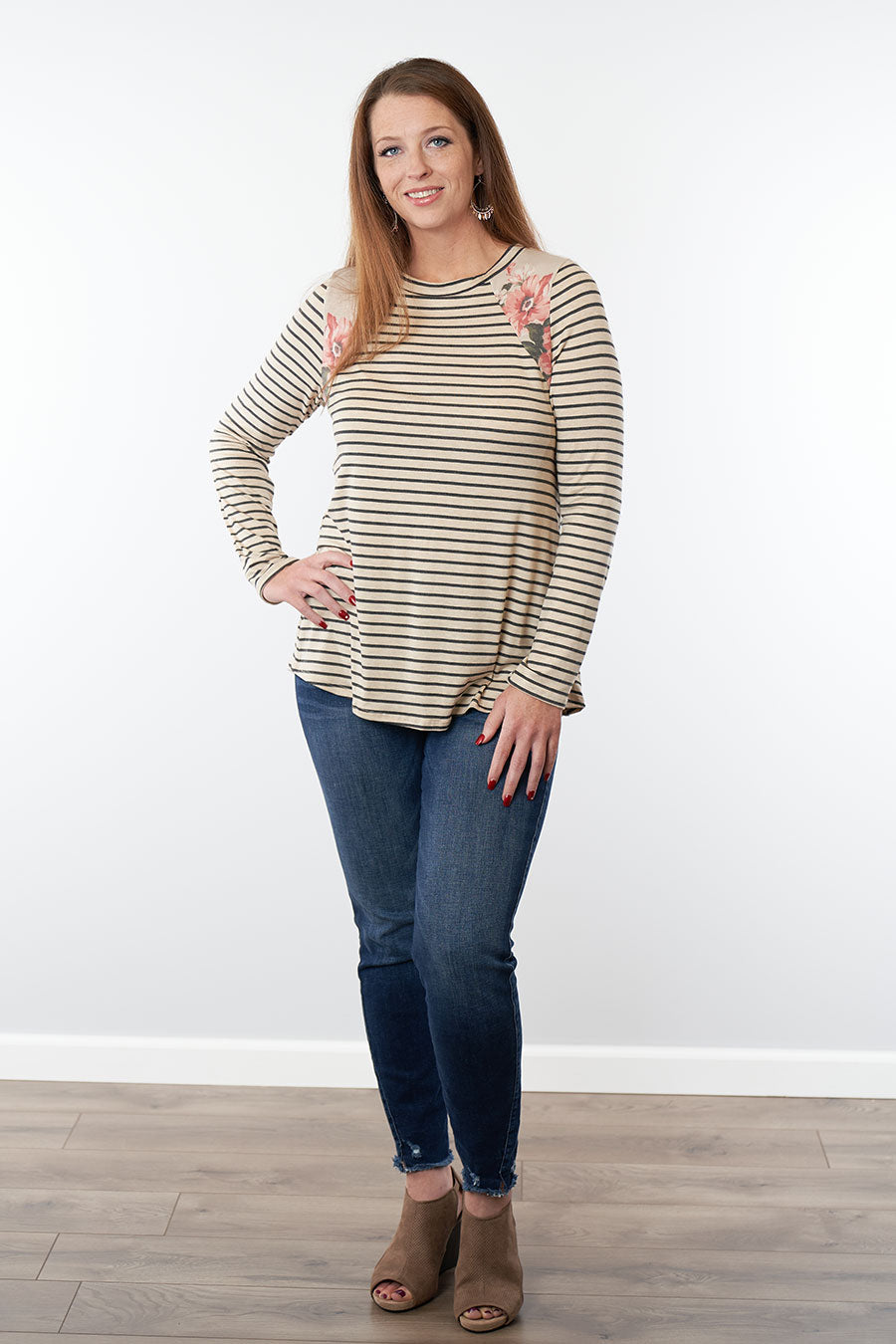 The Only Reason Long Sleeve Top Front