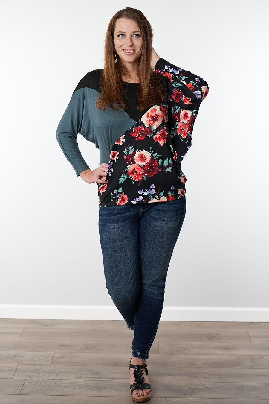 This Time Around Long Sleeve Top Front