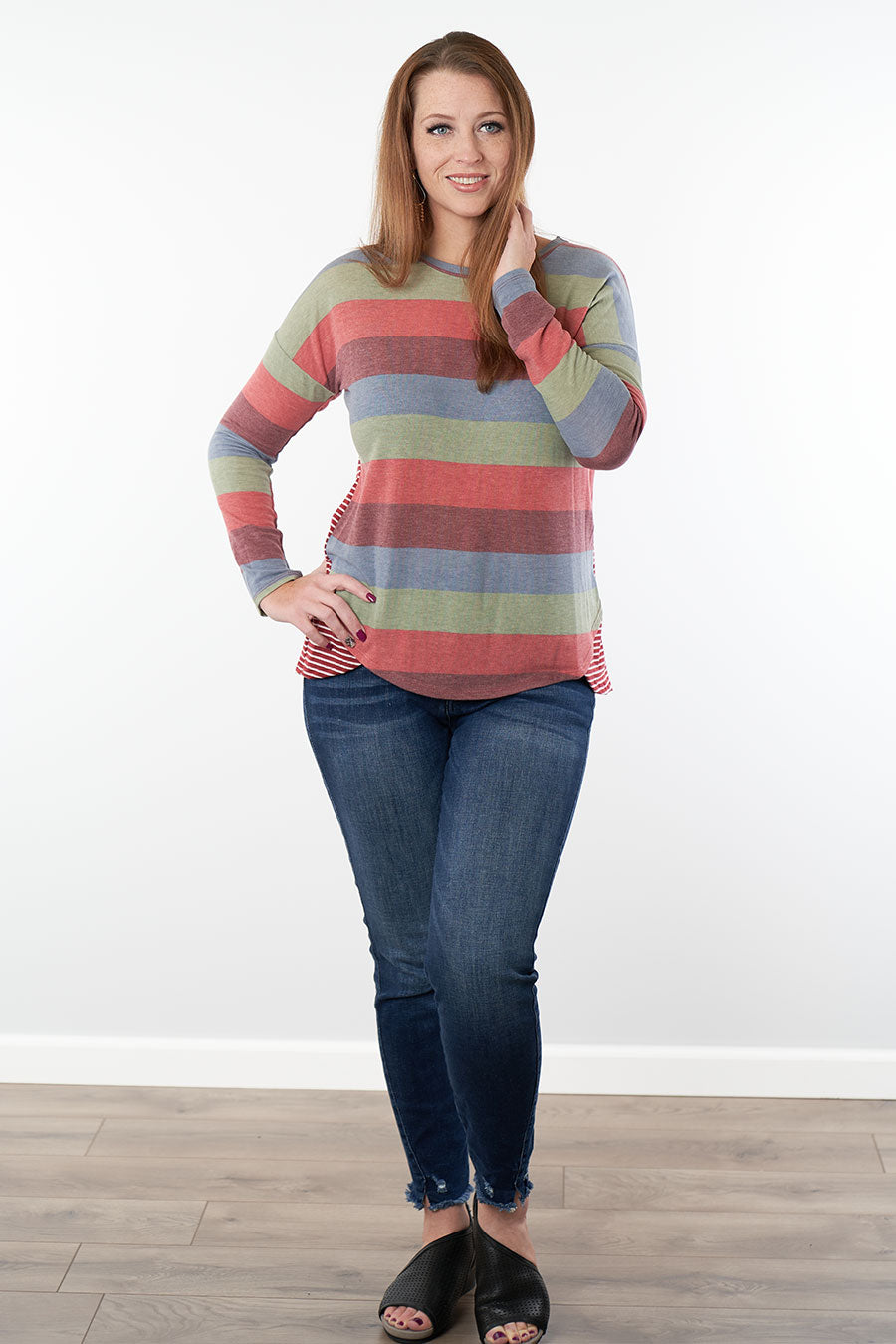 Watch And See Long Sleeve Top Front